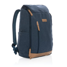 Carica l&#39;immagine nel visualizzatore di Gallery, zaini porta PC e da lavoro personalizzati in cotone riciclato, pu colore blu_blu 121747741 DET08
