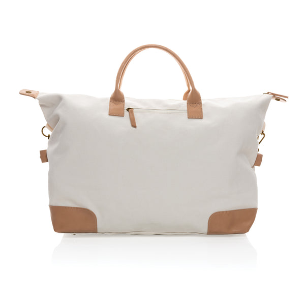 Carica l&#39;immagine nel visualizzatore di Gallery, borsoni da viaggio da personalizzare in cotone riciclato, pu colore off-white_bianco 121747742 DET09

