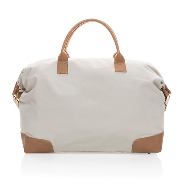 Carica l&#39;immagine nel visualizzatore di Gallery, borsoni da viaggio da personalizzare in cotone riciclato, pu colore off-white_bianco 121747742 DET09

