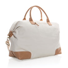 Carica l&#39;immagine nel visualizzatore di Gallery, borsoni da viaggio da personalizzare in cotone riciclato, pu colore off-white_bianco 121747742 DET08

