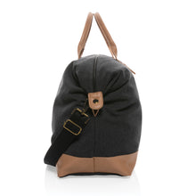 Carica l&#39;immagine nel visualizzatore di Gallery, borsoni da viaggio personalizzati in cotone riciclato, pu colore nero_nero 121747742 DET05
