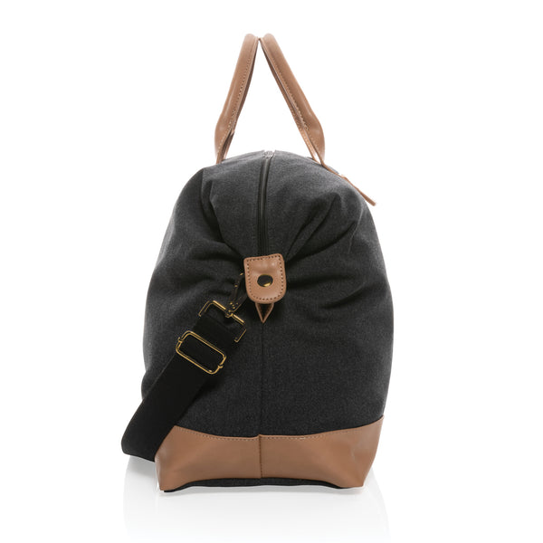 Carica l&#39;immagine nel visualizzatore di Gallery, borsoni da viaggio personalizzati in cotone riciclato, pu colore nero_nero 121747742 DET09

