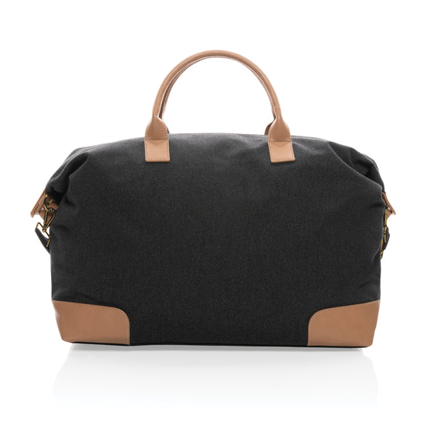 Carica l&#39;immagine nel visualizzatore di Gallery, borsoni da viaggio personalizzati in cotone riciclato, pu colore nero_nero 121747742 DET09
