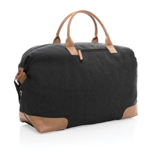 Carica l&#39;immagine nel visualizzatore di Gallery, borsoni da viaggio personalizzati in cotone riciclato, pu colore nero_nero 121747742 DET08

