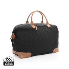 Carica l&#39;immagine nel visualizzatore di Gallery, borsoni da viaggio personalizzati in cotone riciclato, pu colore nero_nero 121747742 DET01
