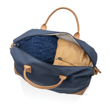 Carica l&#39;immagine nel visualizzatore di Gallery, borsoni da viaggio personalizzati in cotone riciclato, pu colore blu_blu 121747742 DET07

