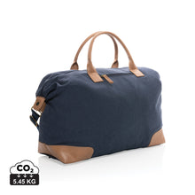 Carica l&#39;immagine nel visualizzatore di Gallery, borsoni da viaggio personalizzati in cotone riciclato, pu colore blu_blu 121747742 DET01
