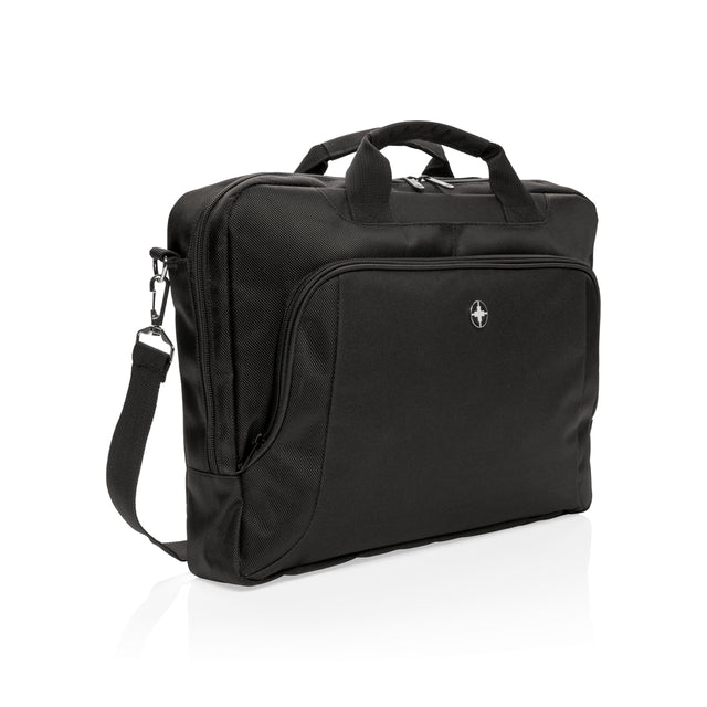 borse porta PC e documenti personalizzate in poliestere, poliestere colore nero_nero 121747926 VAR01