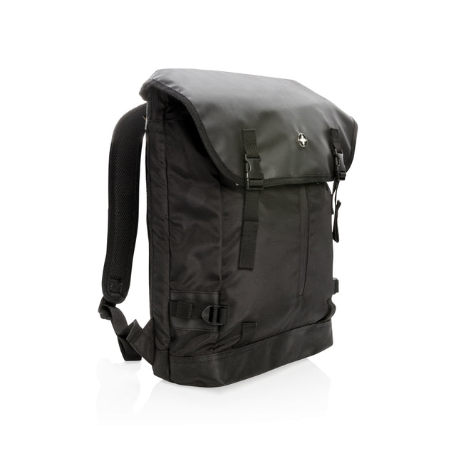 zaini porta PC personalizzati in poliestere, poliestere colore nero_nero 121747927 VAR01