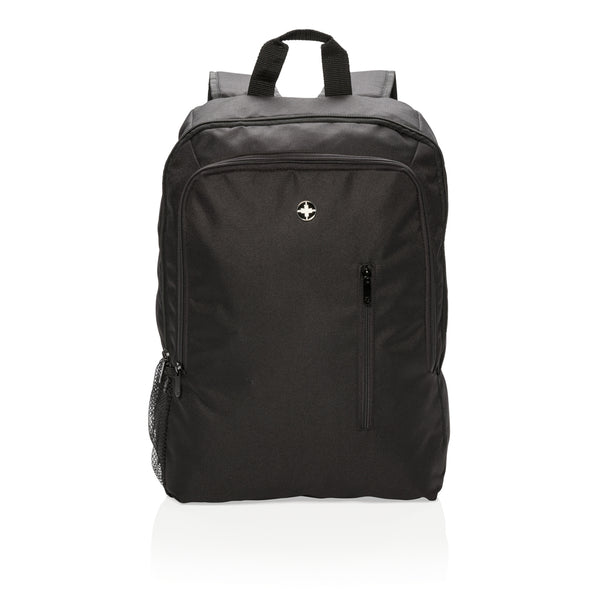 Carica l&#39;immagine nel visualizzatore di Gallery, zaini porta PC e da lavoro personalizzati in poliestere colore nero_nero 121747939 DET09
