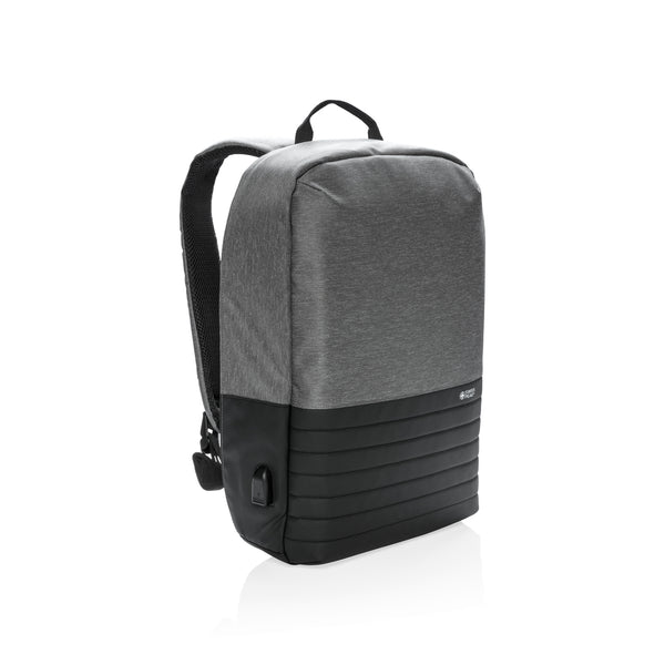 zaini porta PC da personalizzare in poliestere, poliestere colore grigio_grigio 121747948 VAR01