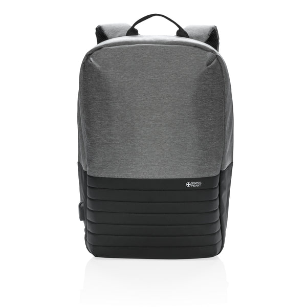 Carica l&#39;immagine nel visualizzatore di Gallery, zaini porta PC da personalizzare in poliestere, poliestere colore grigio_grigio 121747948 DET09

