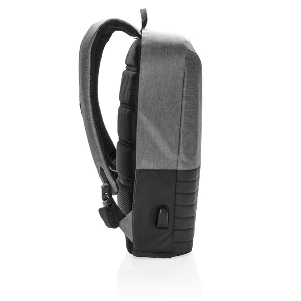 Carica l&#39;immagine nel visualizzatore di Gallery, zaini porta PC da personalizzare in poliestere, poliestere colore grigio_grigio 121747948 DET09
