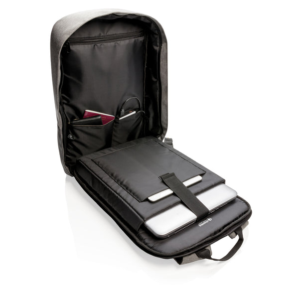 Carica l&#39;immagine nel visualizzatore di Gallery, zaini porta PC da personalizzare in poliestere, poliestere colore grigio_grigio 121747948 DET09

