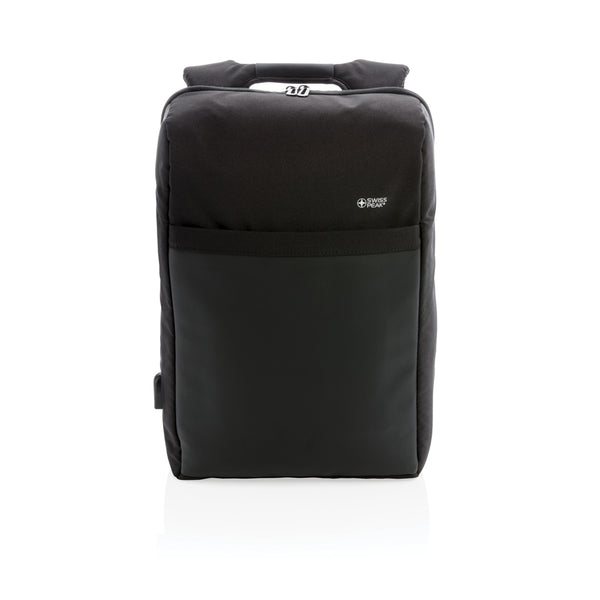 Carica l&#39;immagine nel visualizzatore di Gallery, zaini porta PC personalizzati in poliestere, pu colore nero_nero 121747954 DET09
