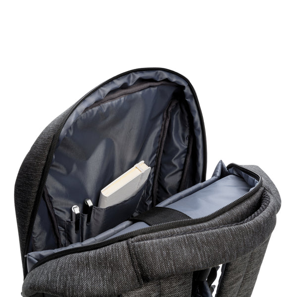 Carica l&#39;immagine nel visualizzatore di Gallery, zaini porta PC personalizzati in poliestere colore nero_nero 121747958 DET09
