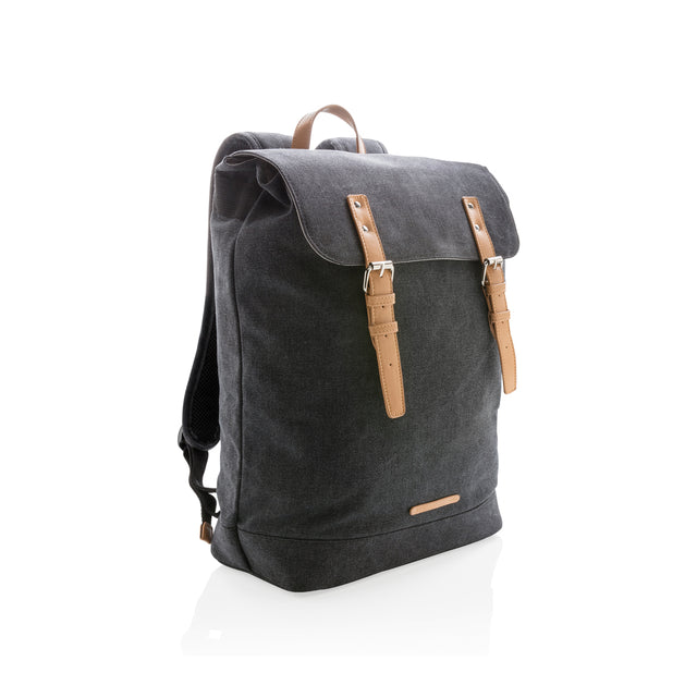 zaini porta PC e da lavoro personalizzati in canapa, pu colore nero_nero 121747963 VAR01