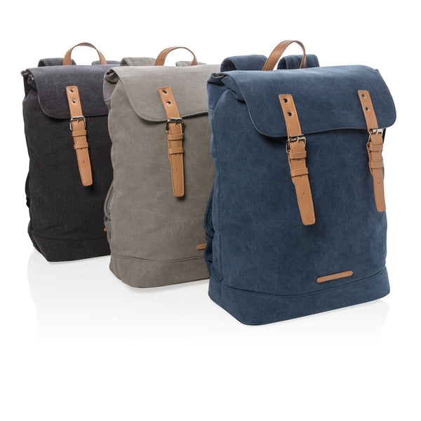 Carica l&#39;immagine nel visualizzatore di Gallery, zaini porta PC e da lavoro personalizzati in canapa, pu colore nero_nero 121747963 DET09
