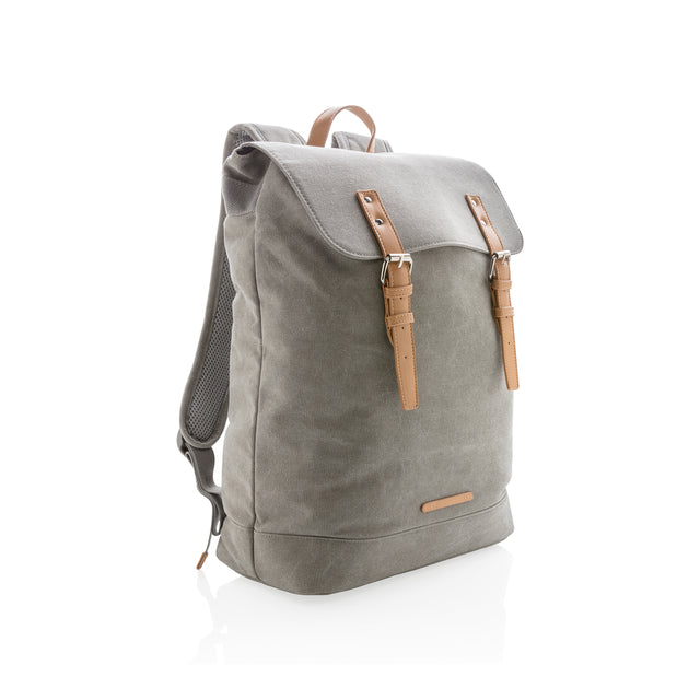 zaini porta PC da personalizzare in canapa, pu colore grigio_grigio 121747963 VAR02
