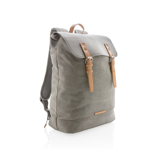 zaini porta PC da personalizzare in canapa, pu colore grigio_grigio 121747963 VAR02