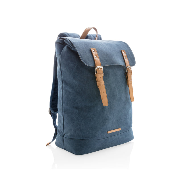 zaini porta PC personalizzati in canapa, pu colore blu_blu 121747963 VAR03