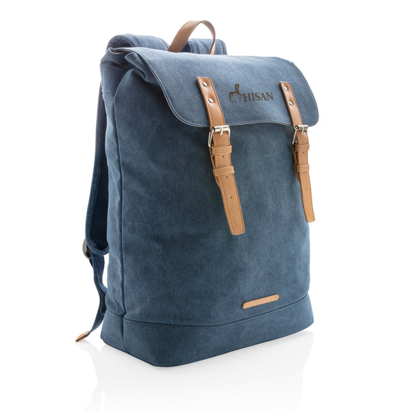 Carica l&#39;immagine nel visualizzatore di Gallery, zaini porta PC personalizzati in canapa, pu colore blu_blu 121747963 DET09

