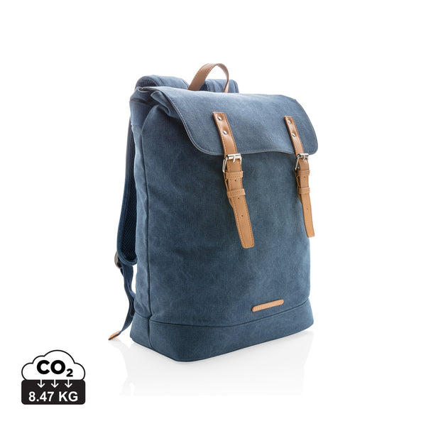 Carica l&#39;immagine nel visualizzatore di Gallery, zaini porta PC personalizzati in canapa, pu colore blu_blu 121747963 DET09
