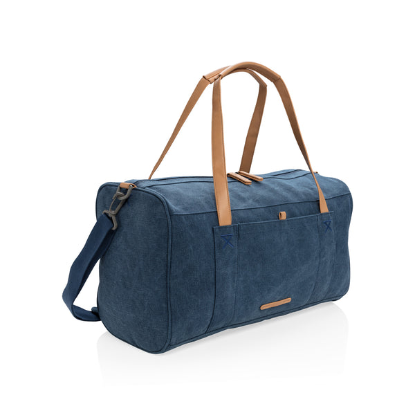 borsoni da viaggio personalizzati in canapa, pu colore blu_blu 121747964 VAR03
