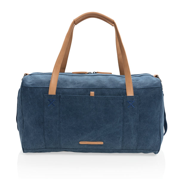 Carica l&#39;immagine nel visualizzatore di Gallery, borsoni da viaggio personalizzati in canapa, pu colore blu_blu 121747964 DET09
