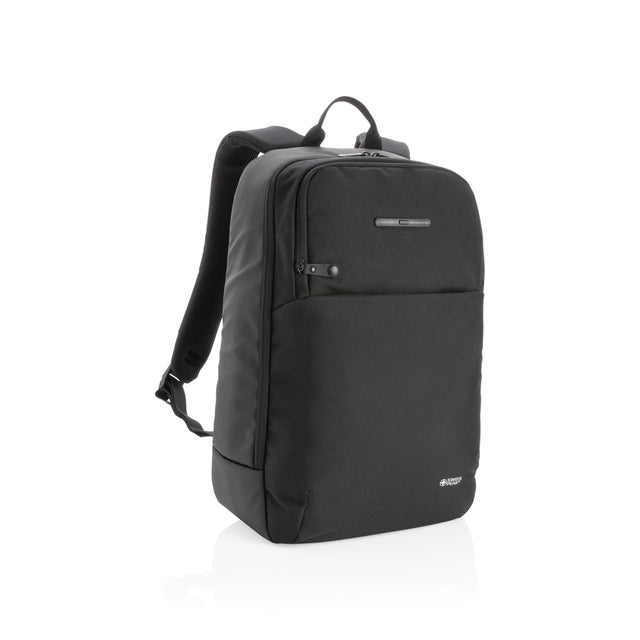 zaini porta PC personalizzati in poliestere, poliestere colore nero_nero 121747972 VAR01