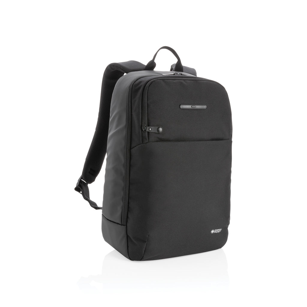 zaini porta PC personalizzati in poliestere, poliestere colore nero_nero 121747972 VAR01