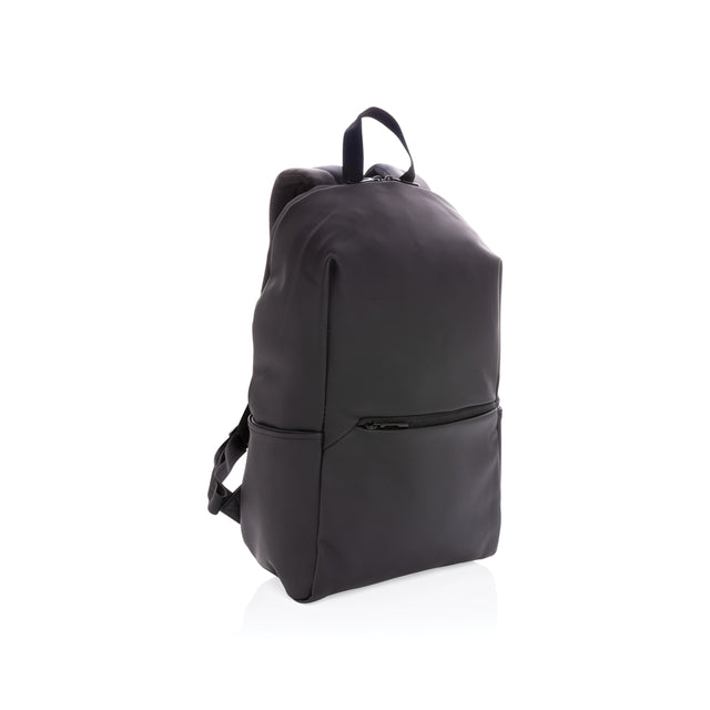 zaini porta PC personalizzati in pu, poliestere colore nero_nero 121747974 VAR01