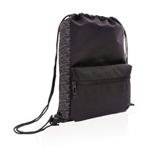Carica l&#39;immagine nel visualizzatore di Gallery, zainetti a sacco personalizzati in rpet colore nero_nero 121747976 DET05

