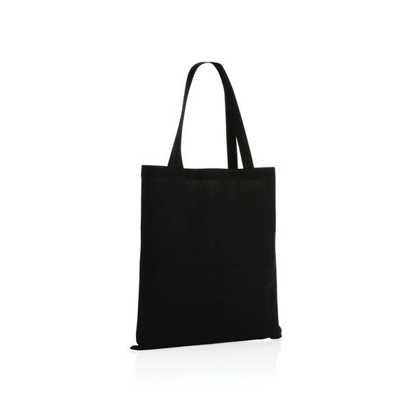 borse shopper personalizzate in cotone riciclato colore nero_nero 121747979 VAR01