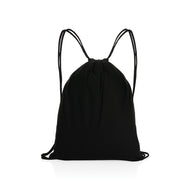 zainetti a sacco personalizzati in cotone riciclato colore nero_nero 121747980 VAR01