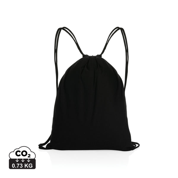 Carica l&#39;immagine nel visualizzatore di Gallery, zainetti a sacco personalizzati in cotone riciclato colore nero_nero 121747980 DET05

