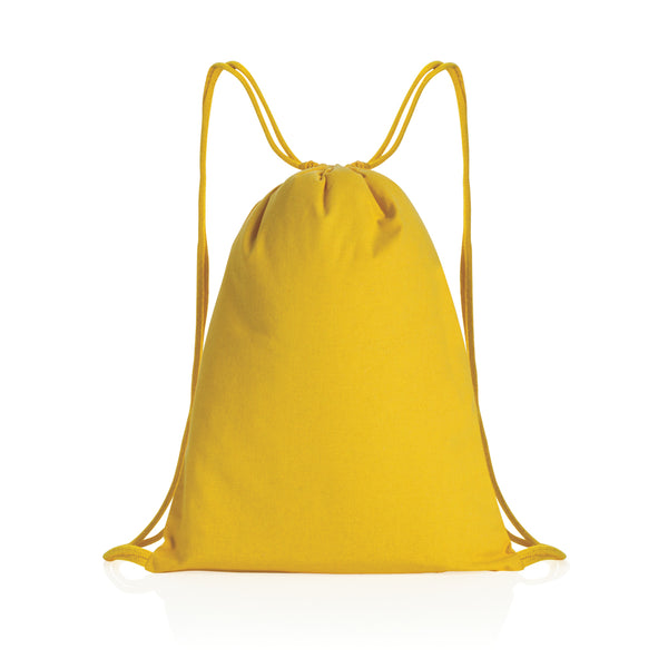 Carica l&#39;immagine nel visualizzatore di Gallery, zainetti a sacco personalizzabili in cotone riciclato colore giallo_giallo 121747980 DET05
