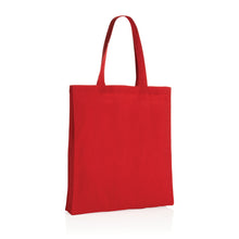 Carica l&#39;immagine nel visualizzatore di Gallery, borse promozionali in cotone riciclato colore rosso-ciliegia_rosso 121747981 DET04
