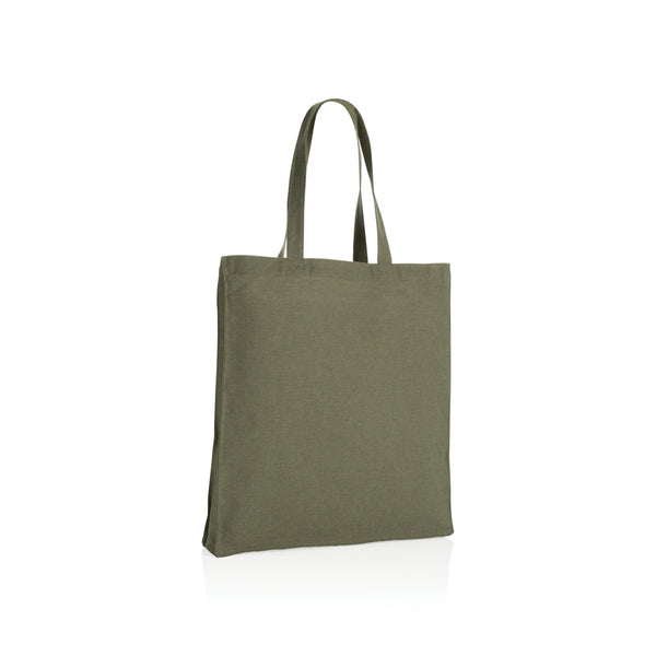shopper personalizzate in cotone riciclato colore verde_verde 121747981 VAR08