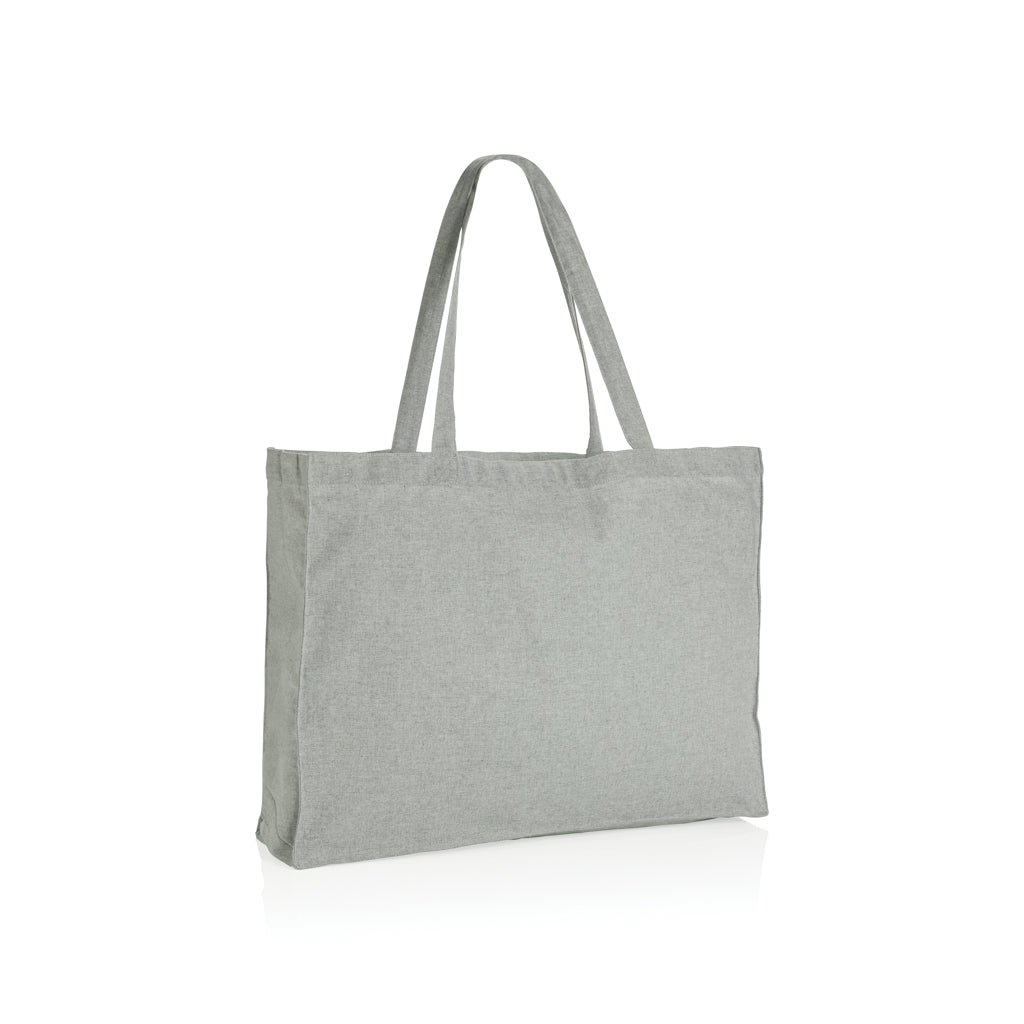 borse personalizzate in cotone riciclato colore grigio_grigio 121747982 VAR02