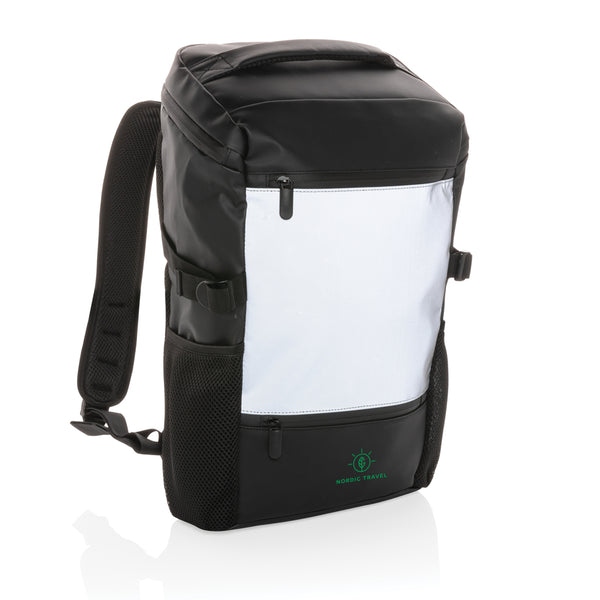 Carica l&#39;immagine nel visualizzatore di Gallery, zaini porta PC e da lavoro personalizzati in tpu, pu colore nero_nero 121747989 DET09

