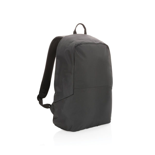 zaini porta PC personalizzati in rpet, rpet colore nero_nero 121747993 VAR01