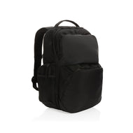 zaini porta PC personalizzati in rpet, pu colore nero_nero 121747995 VAR01