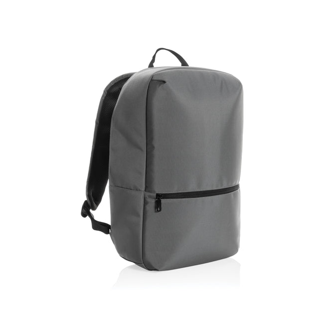 zaini porta PC e da lavoro da personalizzare in rpet, rpet colore carbon-fossile_grigio 121747998 VAR02
