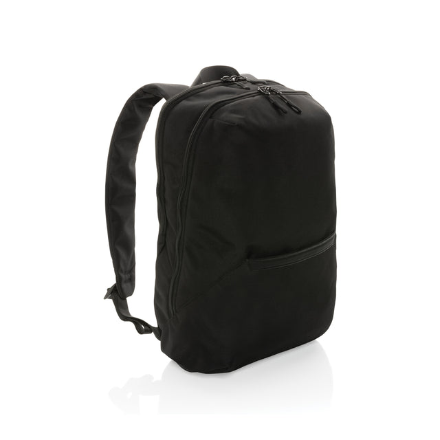 zaini porta PC personalizzati in rpet, rpet colore nero_nero 121747999 VAR01