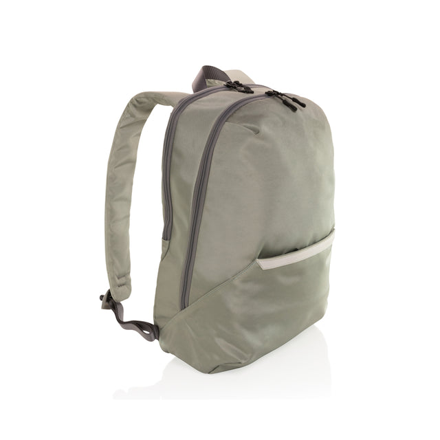 zaini porta PC e da lavoro promozionali in rpet, rpet colore verde_verde 121747999 VAR03