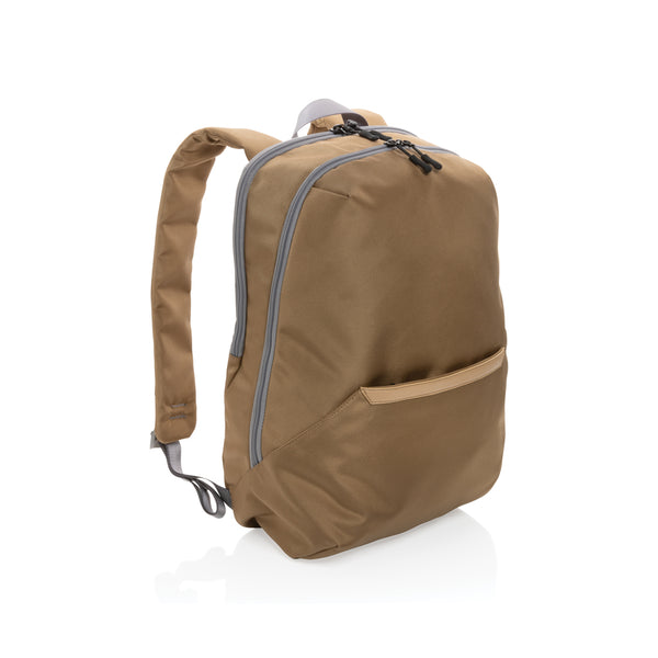 zaini porta PC pubblicitari in rpet, rpet colore marrone_marrone 121747999 VAR04