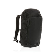 zaini porta PC personalizzati in rpet, rpet colore nero_nero 121748006 VAR01