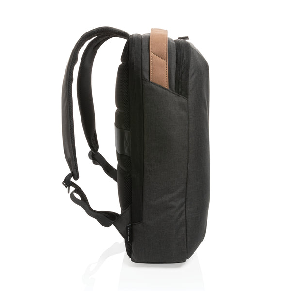 Carica l&#39;immagine nel visualizzatore di Gallery, zaini porta PC e da lavoro personalizzati in rpet, rpet colore nero_nero 121748008 DET09
