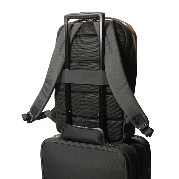 Carica l&#39;immagine nel visualizzatore di Gallery, zaini porta PC e da lavoro personalizzati in rpet, rpet colore nero_nero 121748008 DET09
